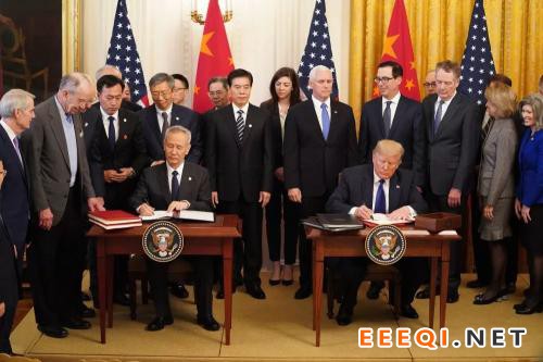 历史时刻!中美第一阶段经贸协议正式签署,涉及这些议题!刘鹤:中国开放大门必将越开越大!美股再创新高