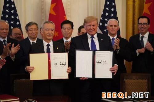 历史时刻!中美第一阶段经贸协议正式签署,涉及这些议题!刘鹤:中国开放大门必将越开越大!美股再创新高