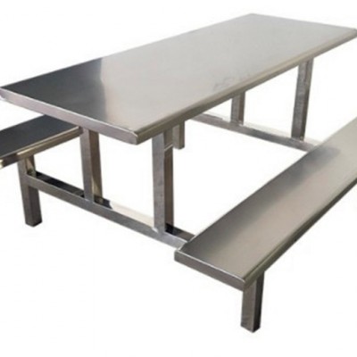 厂家热销不锈钢8人餐桌椅 实惠耐用不锈钢餐桌椅 不锈钢餐桌椅