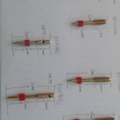 螺纹射钉M8螺纹射钉75mm螺纹射钉