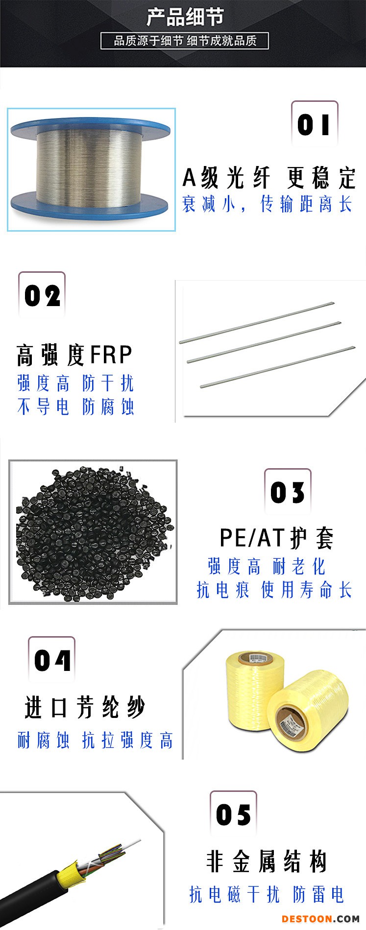 电缆特点