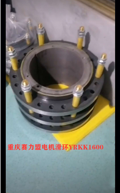 重庆产YR1600电机集电环外径450MM电机钢滑环