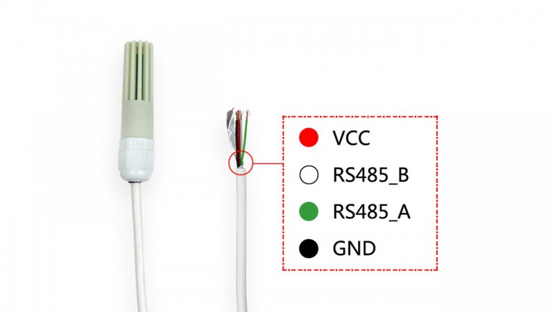 温湿度检测传感器RS485输出模块小体积高精度空气质量变送器图2