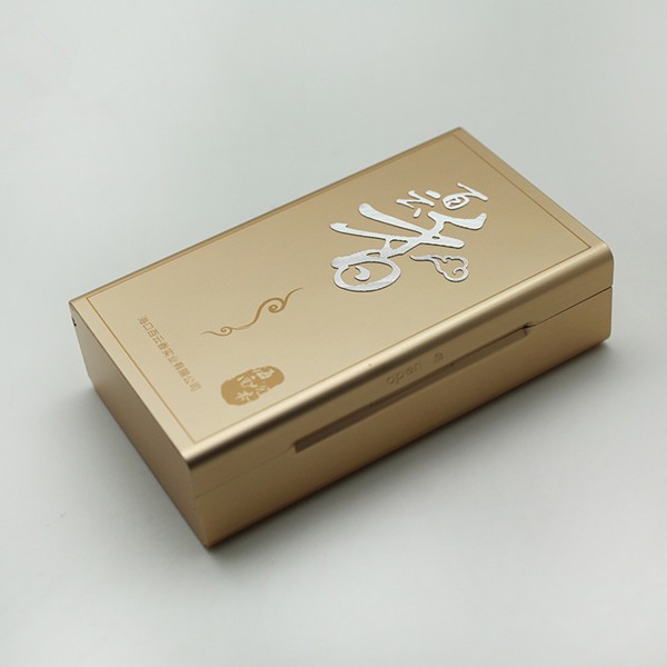 铝制沉香烟金属包装盒铝制高品质养生食品包装礼品盒铝盒图2