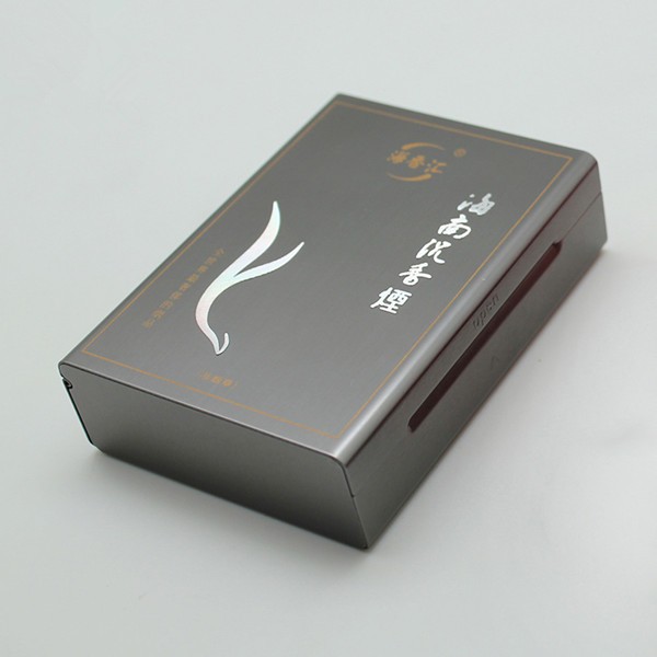 铝制沉香烟金属包装盒铝制高品质养生食品包装礼品盒铝盒图3