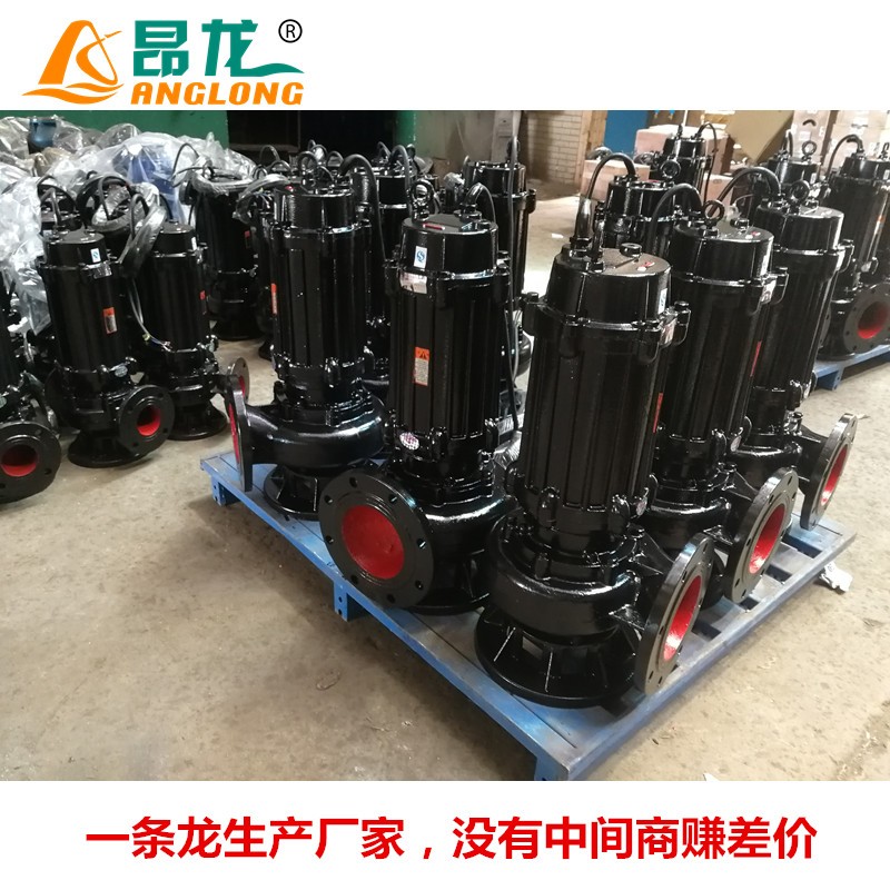 法兰WQ污水泵排污泵工地污水泵380v大功率高扬程无堵塞图3