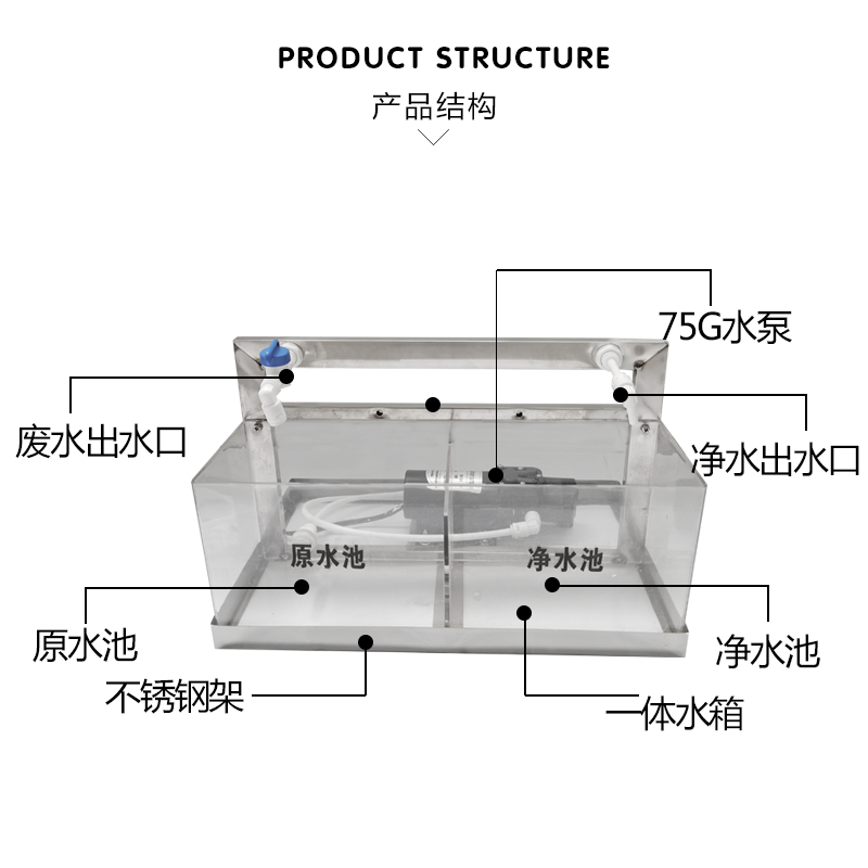 厂家批发RO反渗透纯水机实验净水器UF超滤机演示机超滤演示器图3