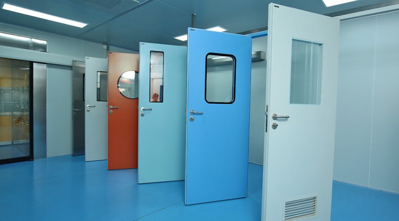 深圳钢制洁净门，净化车间学校教室病房洁净门，医用门厂家图2