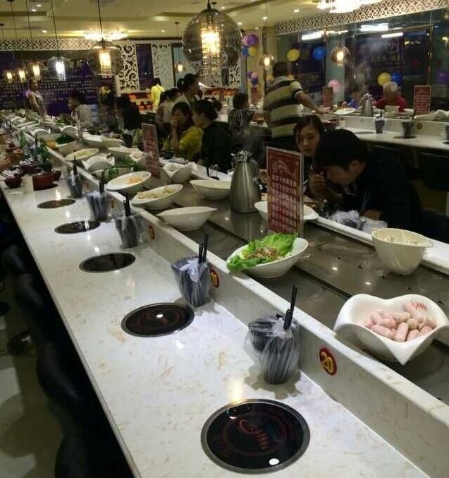 回转一人一锅设备 串串香回转火锅设备 厂家直供图4