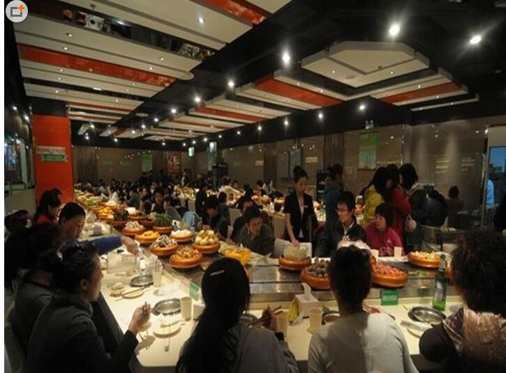 回转火锅传送带设备 输送带运行平稳 低噪音图2