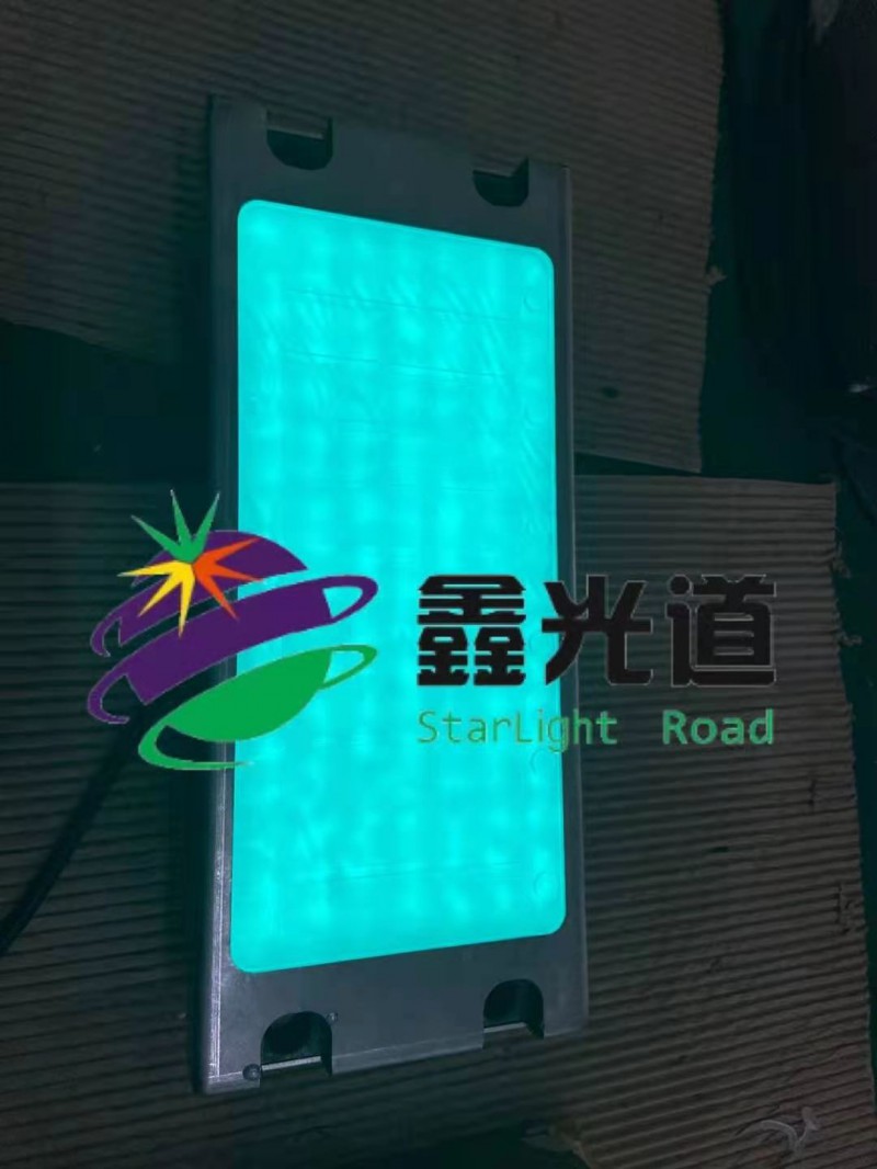 全面发光智慧斑马线地砖 鑫光道智慧发光地砖 红黄绿三色图3