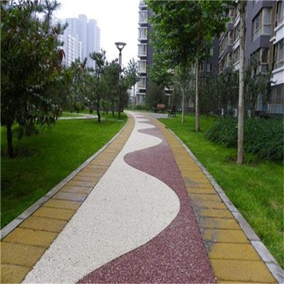 宜昌市出售 透水地坪,艺术地坪,彩色透水混凝土,压花路面图3