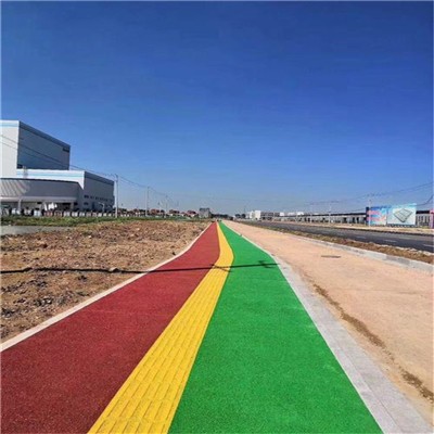 郑州市出售 透水地坪，压花地坪，压模地坪，彩色透水混凝土图4