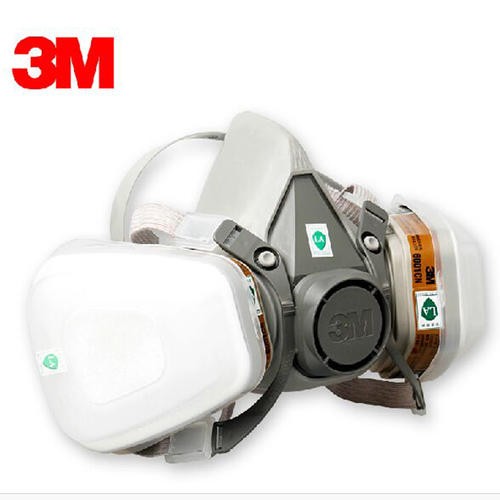 3M6200防毒面具防甲醛防有机气体防化工喷漆防毒防尘半面罩图2