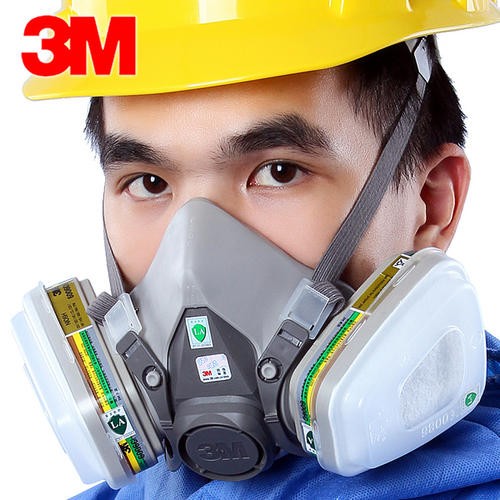 3M6200防毒面具防甲醛防有机气体防化工喷漆防毒防尘半面罩图4