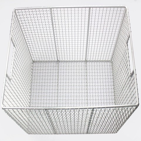 304不锈钢长方形网框手术供应室器械清洗消毒篮筐图4