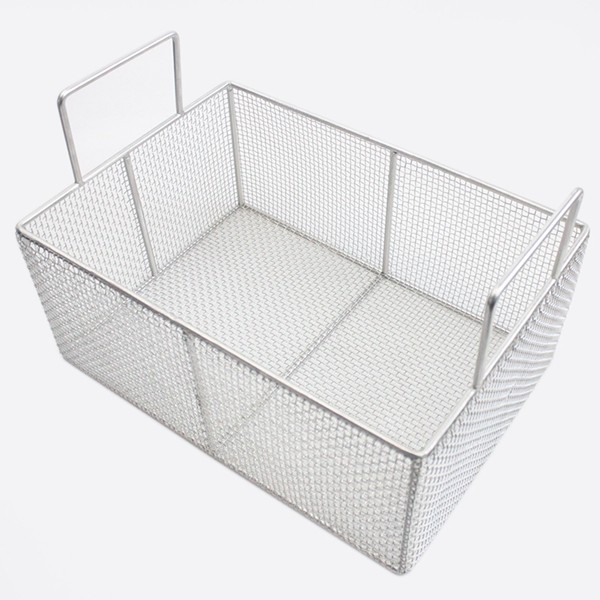 304不锈钢长方形网框手术供应室器械清洗消毒篮筐图5