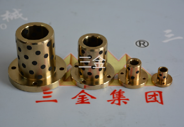 JDB-1H特高硬度黄铜镶嵌固体润滑轴承石墨铜套.三金图3