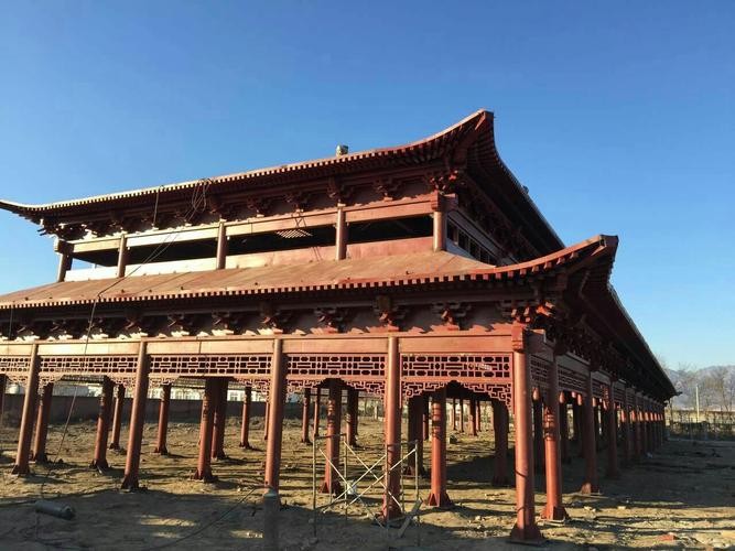 石家庄市古建筑公司-石家庄钢结构仿古建筑-石家庄仿古钢结构